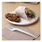 Eco-Products Vanguard 10 in. Diameter Renewable and Compostable Sugarcane Plates - White (500/Carton)